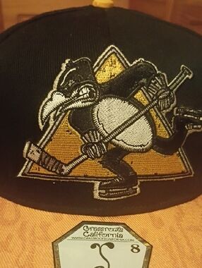 Pittsburgh Penguins Limited Edition Grassroots California Fitted Flat Brim Hat